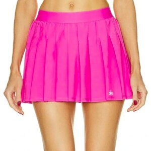 Alo Yoga Varsity Tennis Skirt - Pink - Size Small - NEVER WORN
